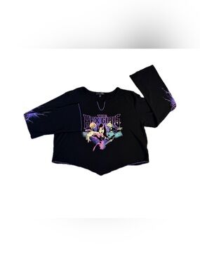 Dolls Kill x Hanna-Barbera Hex Girls Long Bell Sleeve Pointed Hem Black 3X